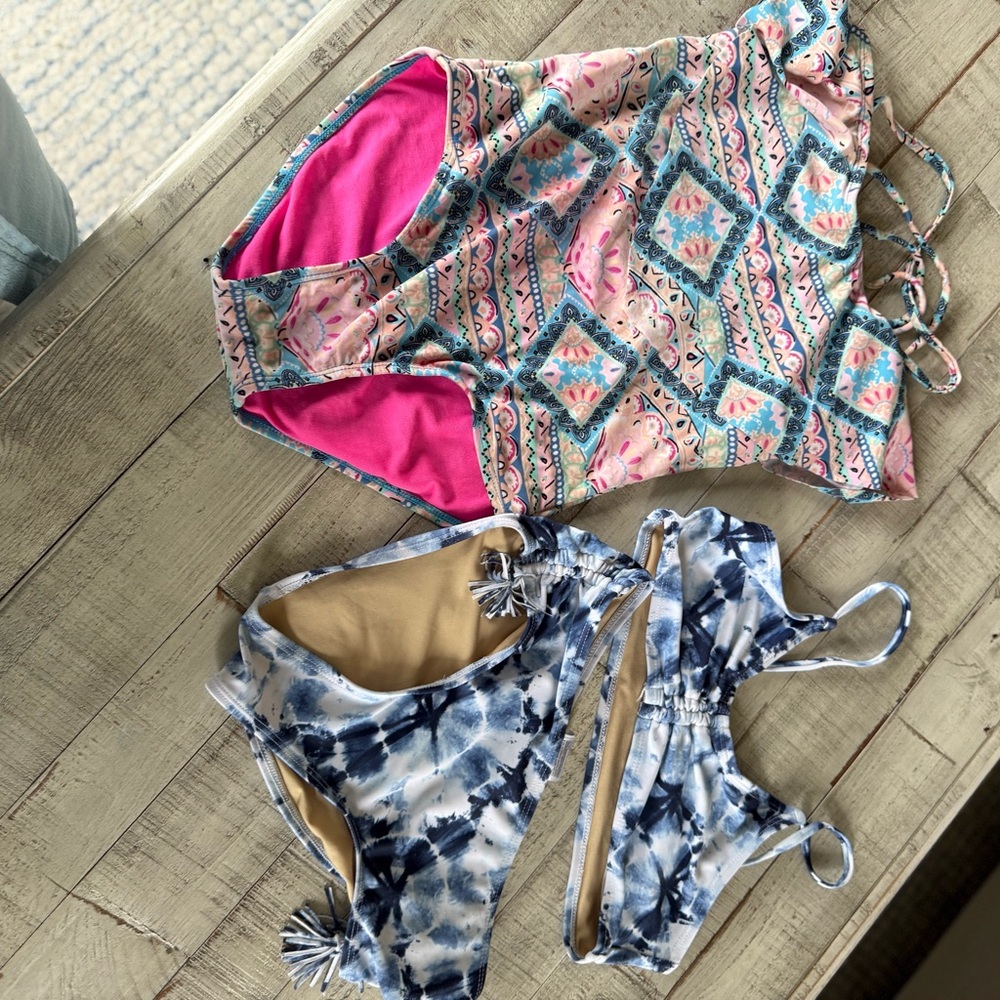 Colorful Patterned and Tie-Dye Swimsuits